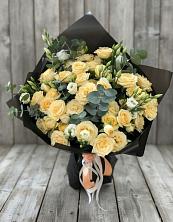 Букет цветов из:  Розы и Лизиантусы в Тоцкое Второе