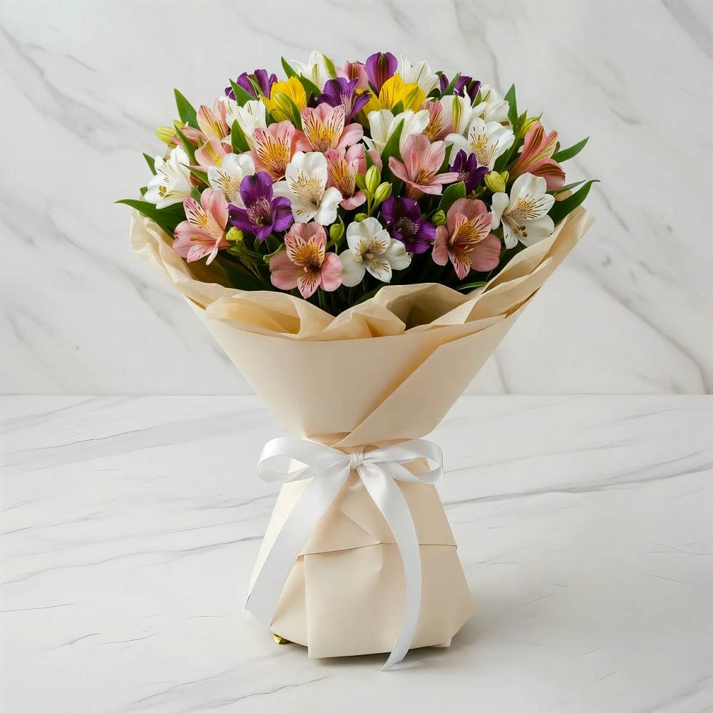 Букет цветов из: Альстромерии в Тоцкое Второе