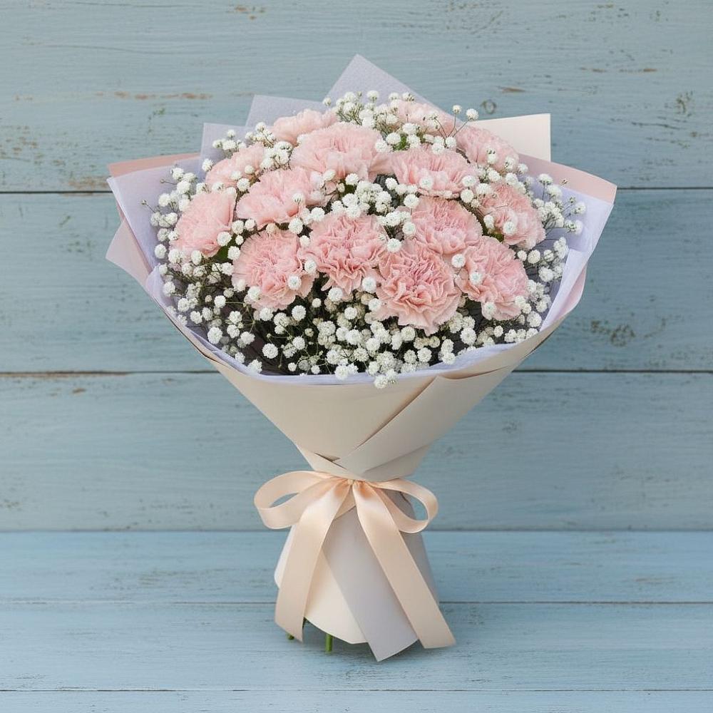 Букет цветов из: Гвоздики в Тоцкое Второе