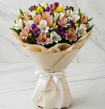 Букет цветов из:  Альстромерии #REPLACE_PRED# Тоцкое Второе