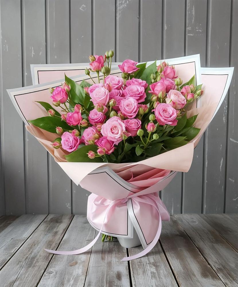 Букет Розовый кустик в Тоцкое Второе