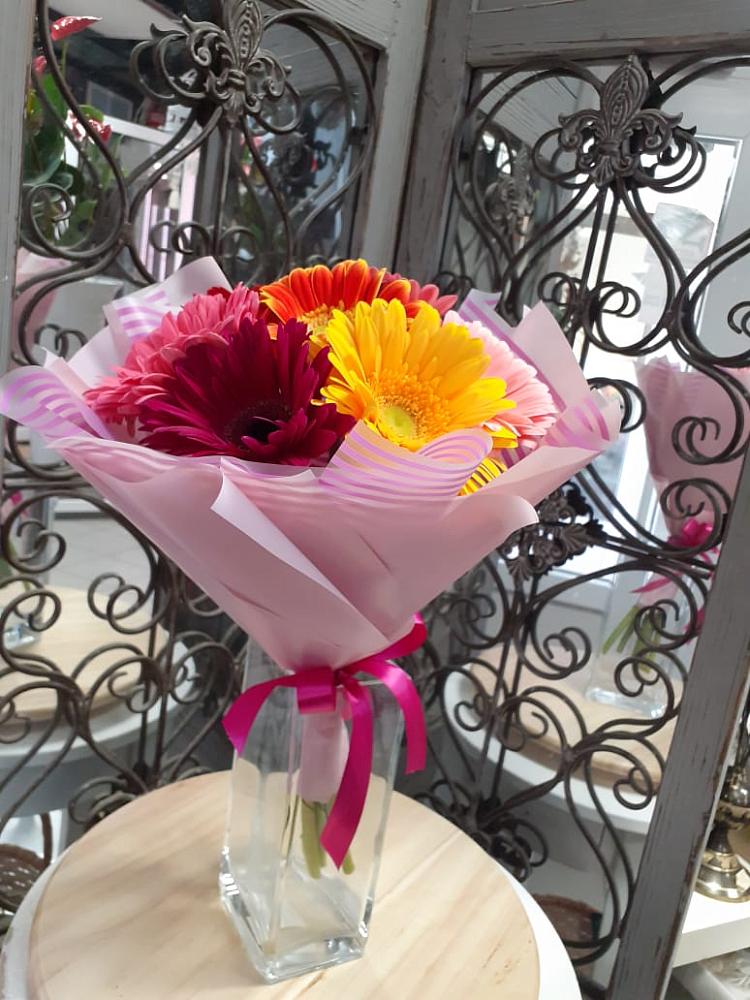 Букет цветов из: Герберы в Тоцкое Второе