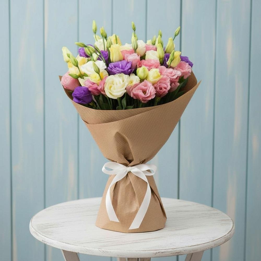 Букет цветов из: Лизиантусы в Тоцкое Второе