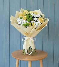 Букет цветов из:  Хризантемы и Розы #REPLACE_PRED# Тоцкое Второе