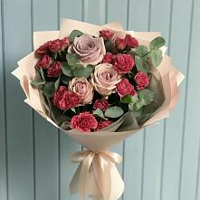 Букет цветов из:  Гвоздики и Розы #REPLACE_PRED# Тоцкое Второе