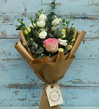 Букет цветов из:  Розы и Лизиантусы в Тоцкое Второе