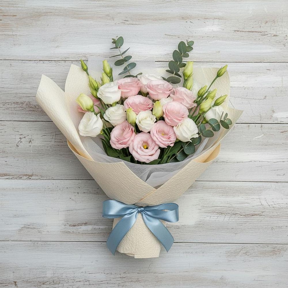 Букет цветов из: Лизиантусы в Тоцкое Второе